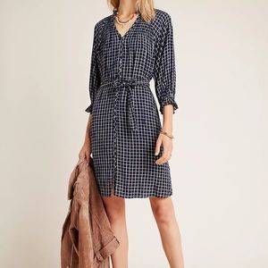 Maeve Dresses Maeve Anthropologie Sara Smocked Shirt Dress